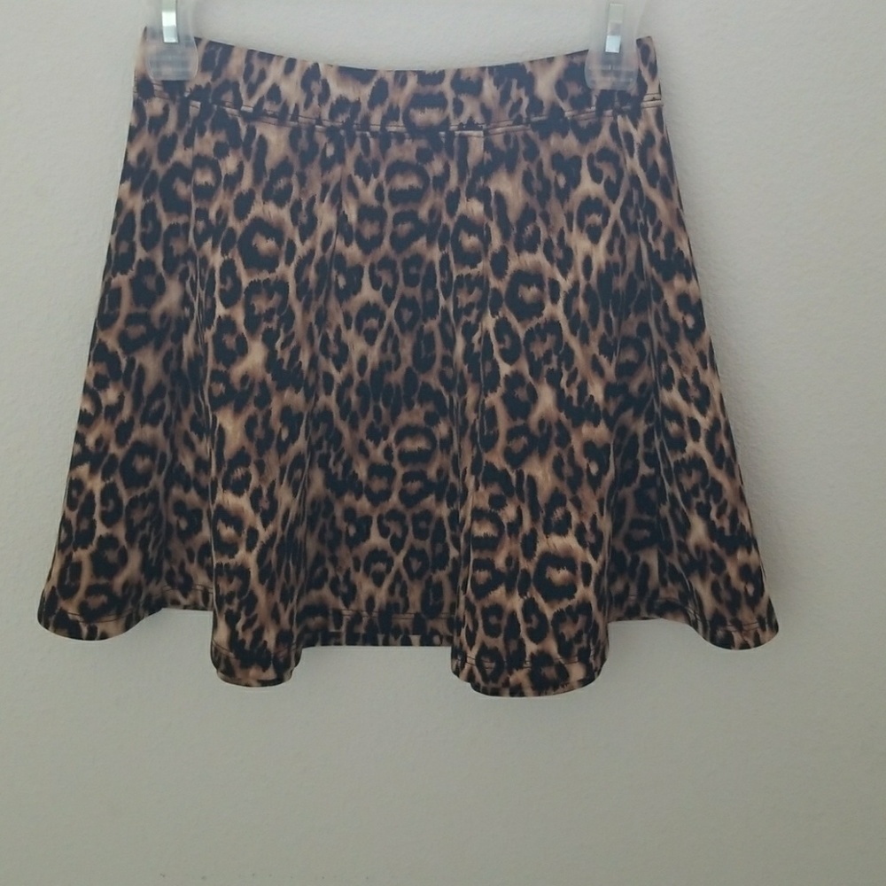 Animal print skirt
